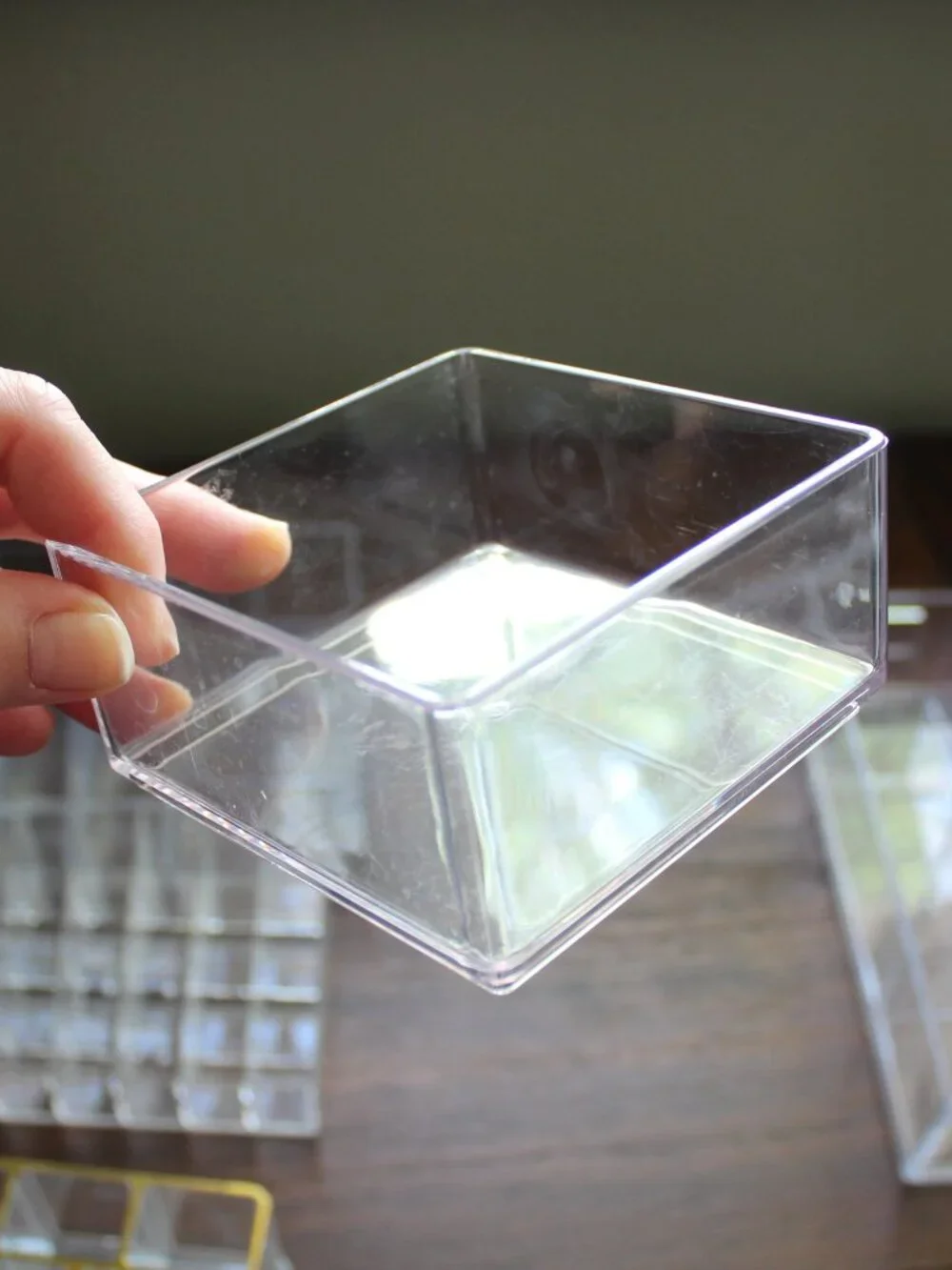 5 Plastic Containers for Holding Makeup or Art Supplies?